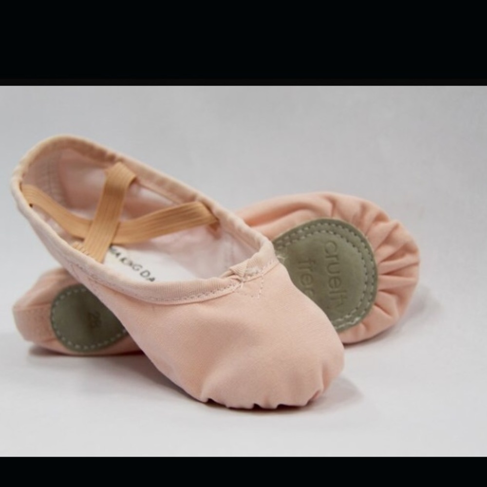 Vegan canvas ballet shoes size 39, 40, & 41